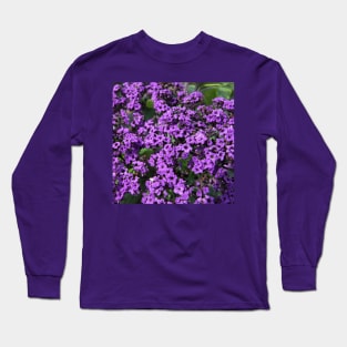 Whimsical purple Flowers Photo Long Sleeve T-Shirt